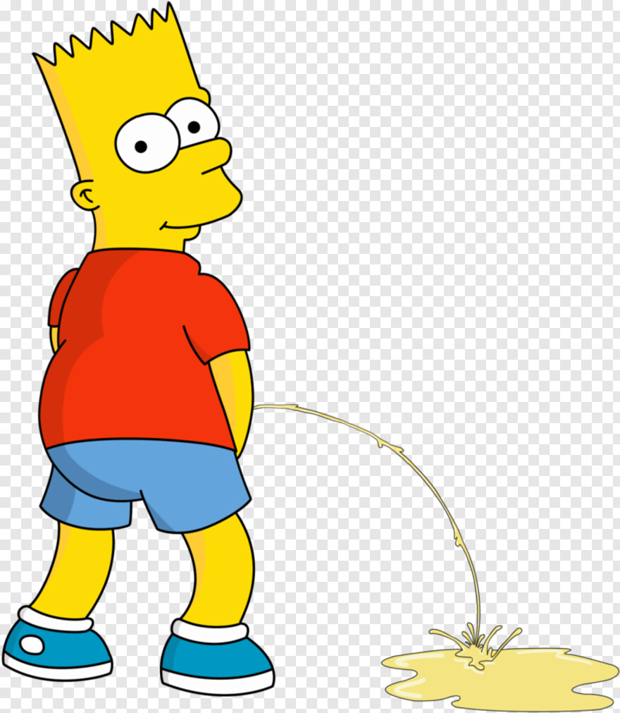 bart-simpson-PEEING STICKER