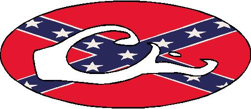 DRAKE OVAL DECAL- Flag Rebel FILL
