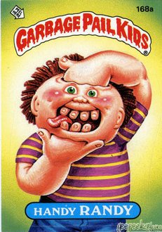 Handy RANDY Funny Sticker Name Decal