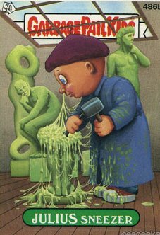 JULIUS Sneezer Funny Decal Name Sticker