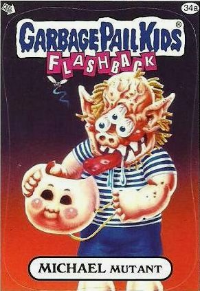 MICHEL Mutant Funny Decal Name Sticker