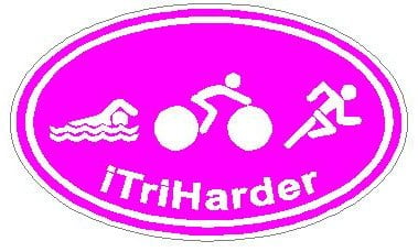 Oval Running Decals iTRI Harder Sticker M