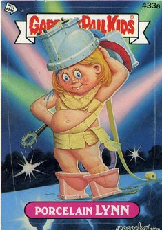 Porcelan LYNN Funny Decal Name Sticker