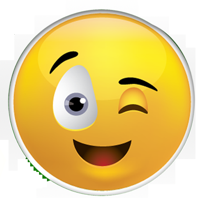 smile wink sticker 55