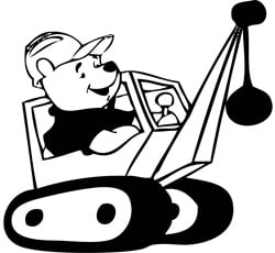 Diecut Pooh Stickers 11