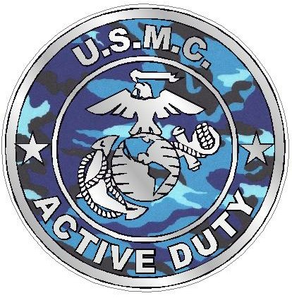 ACTIVE DUTY MILITARY FILLS camo blue