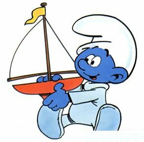 Baby Smurf Color Sticker 1