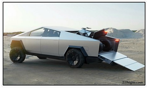 CYBERTRUCK PHOTO STICKER 2