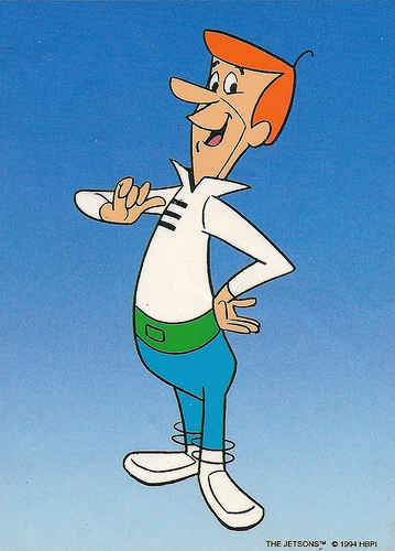 george jetson color sticker