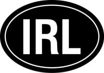 Ireland Oval Sticker