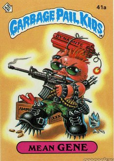 Mean GENE Funny Decal Name Sticker