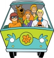 SCOOBY VAN GROUP STICKER