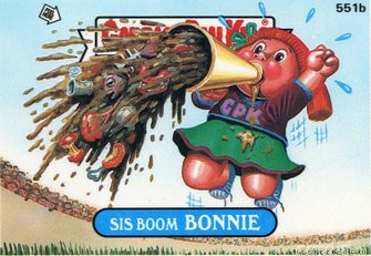 Sis Boom BONNIE Funny Decal Name Sticker