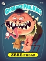 ZEKE Freak 2 Gross Sticker Funny Name Decal