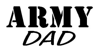 Army Dad Military Sticker