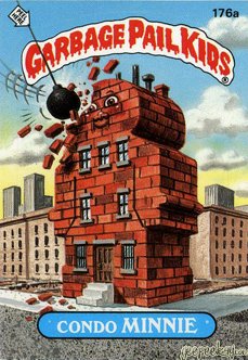 Condo MINNIE Funny Sticker Name Decal