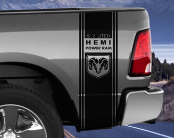 dodge ram logo 5.7 liter hemi combo kit