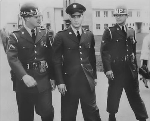 Elvis in the Army Sticker 2