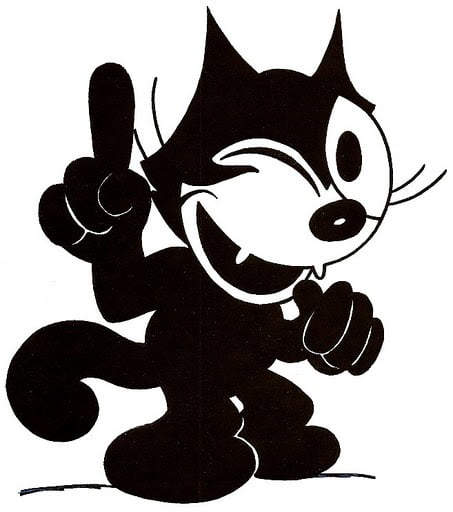Felix the Cat Digital Diecut Decal Stickers 06