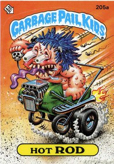 Hot ROD Funny Sticker Name Decal