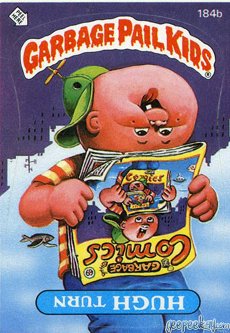 HUGH Turn Funny Sticker Name Decal