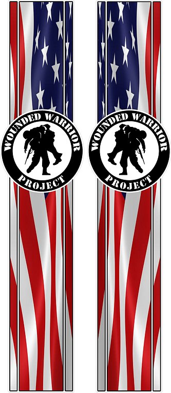 MILITARY USA FLAG ww COMBO KIT