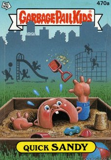 Quick SANDY Funny Decal Name Sticker