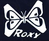 Roxy Logo Butterfly Decal Sticker