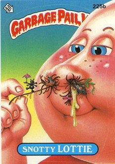 Snotty LOTTIE Funny Decal Name Sticker