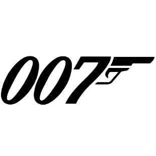 007 Diecut Adhesive Vinyl Decal Sticker