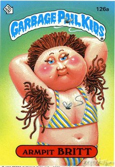 Armpit BRITT Funny Sticker Name Decal