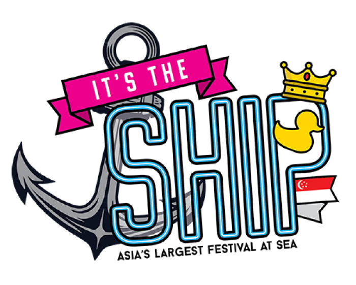 ASIA FESTIVAL AT SEA SHIP LOGO STICKER