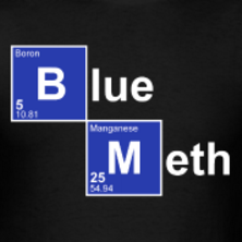 Breaking Bad Blue Meth Diecut Decal