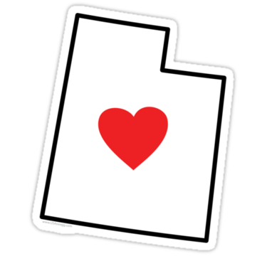 Love Utah Sticker