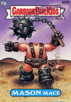 MASON Mace Funny Decal Name Sticker