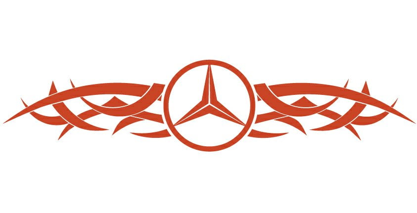 MercedesTribal Back Auto Graphics