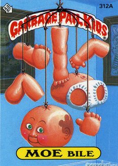 MOE Bile Funny Decal Name Sticker