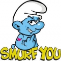 SMURF YOU STICKER