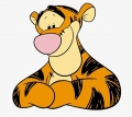 tigger head shot sticker