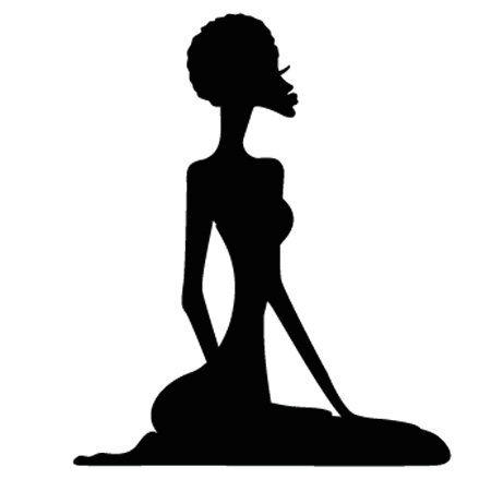 2 African Faces Africa Decal 01