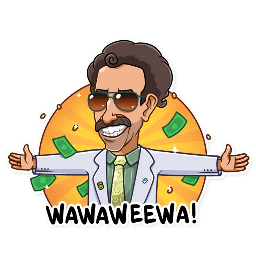 BORAT very nice funny car sticker 27