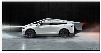 CYBERTRUCK PHOTO STICKER 24