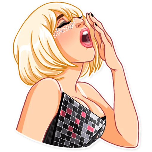 Lady Gaga_Band Sticker 28