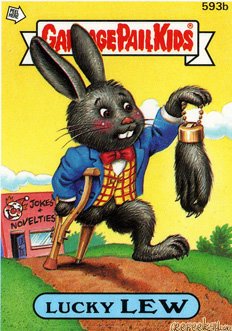 Lucky LEW Funny Decal Name Sticker