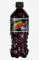 mountain dew PITCH BLACK bottle shaped sticker 2