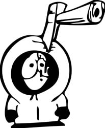 Diecut South Park Sticker 2