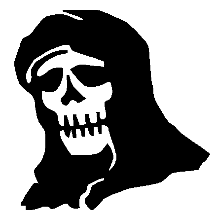 Grimm Skull Car Decal
