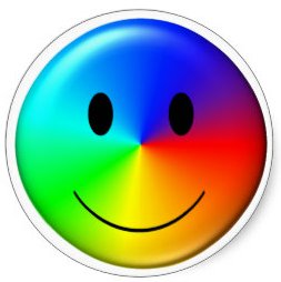 Gay Pride Smile Sticker 1
