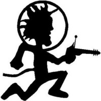 Hatchet Man Space Man Vinyl-cut-decal
