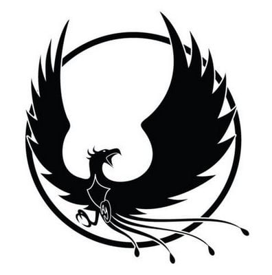 Phoenix Rising Decal Sticker 7